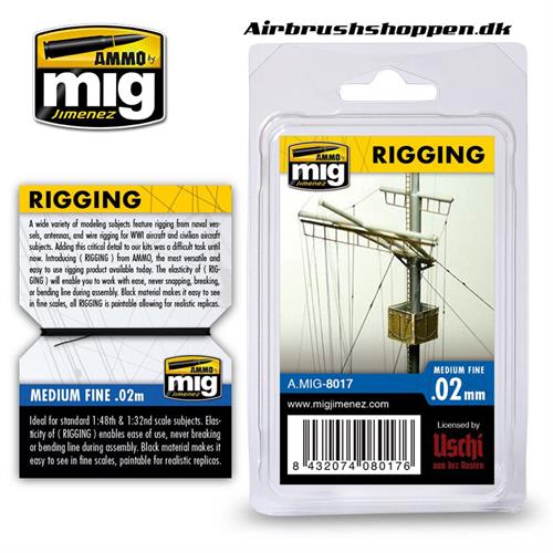 A.MIG 8017 RIGGING – MEDIUM FINE 0.02 MM